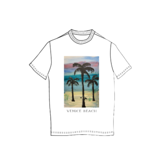 Cotton T-shirt with a hand painted acrylics Men, children, and Women sizes.